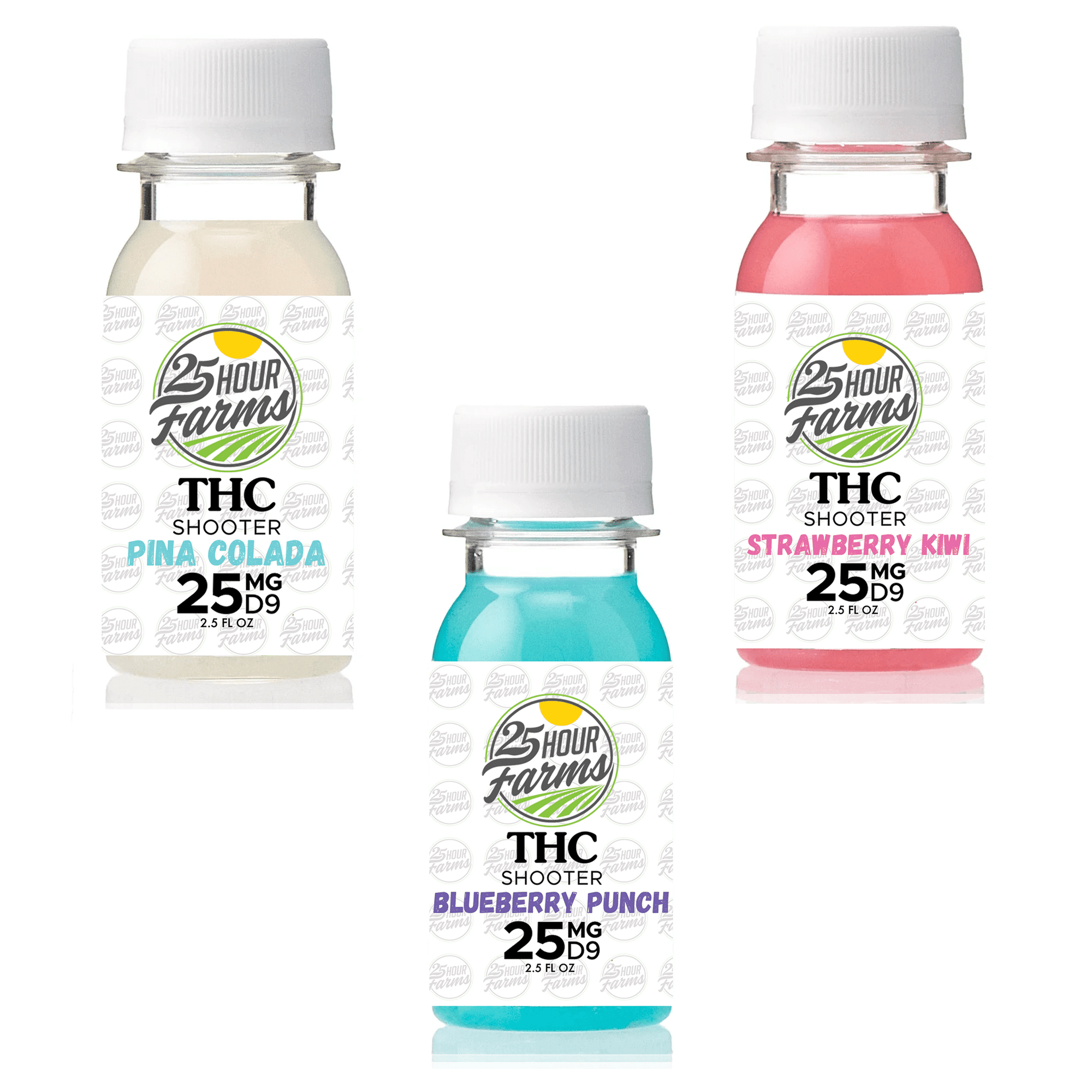 3 Pack Sampler of THC Shooters