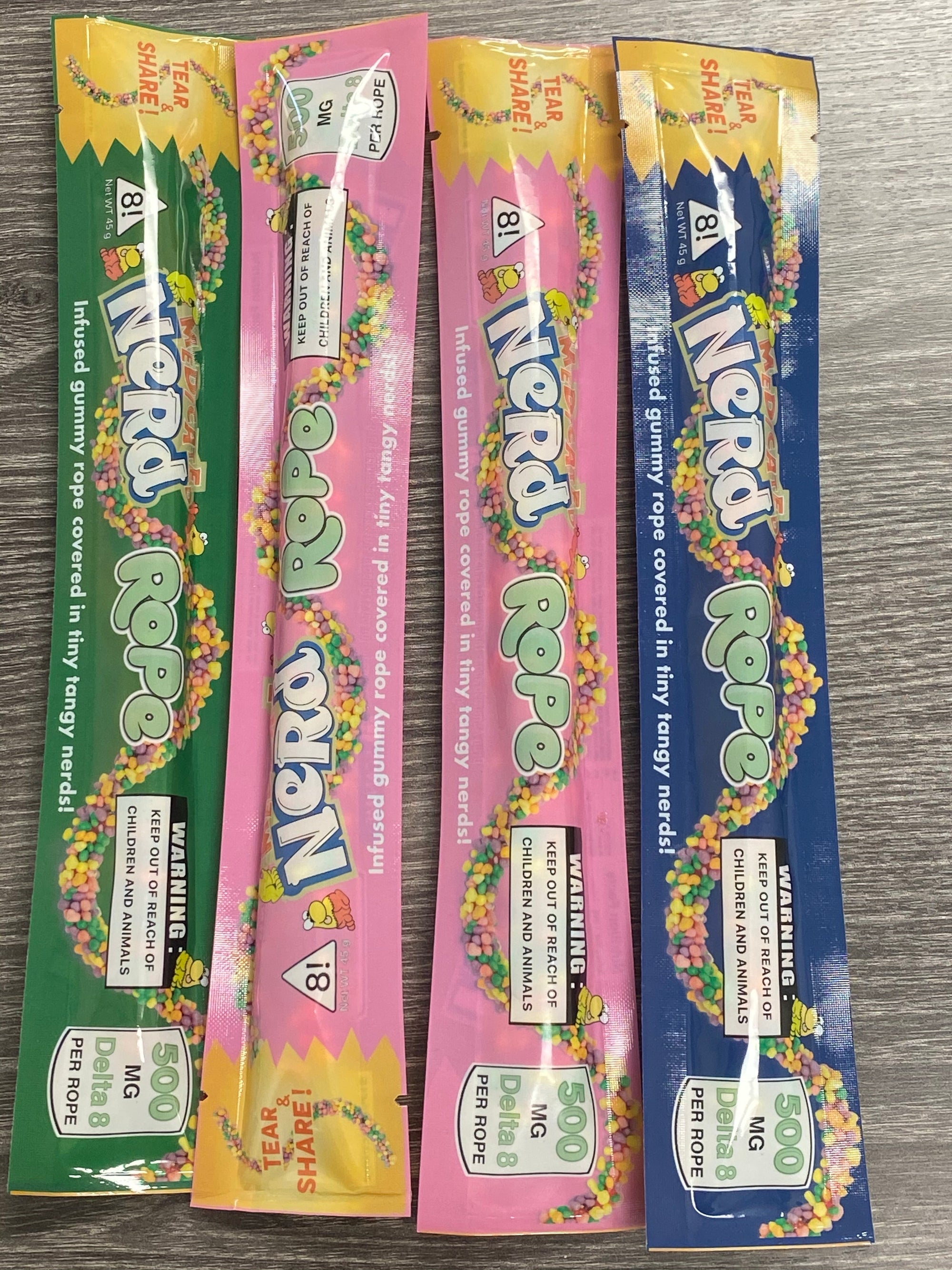 Nerds Ropes - 500MG Delta 8 Hemp Distillate