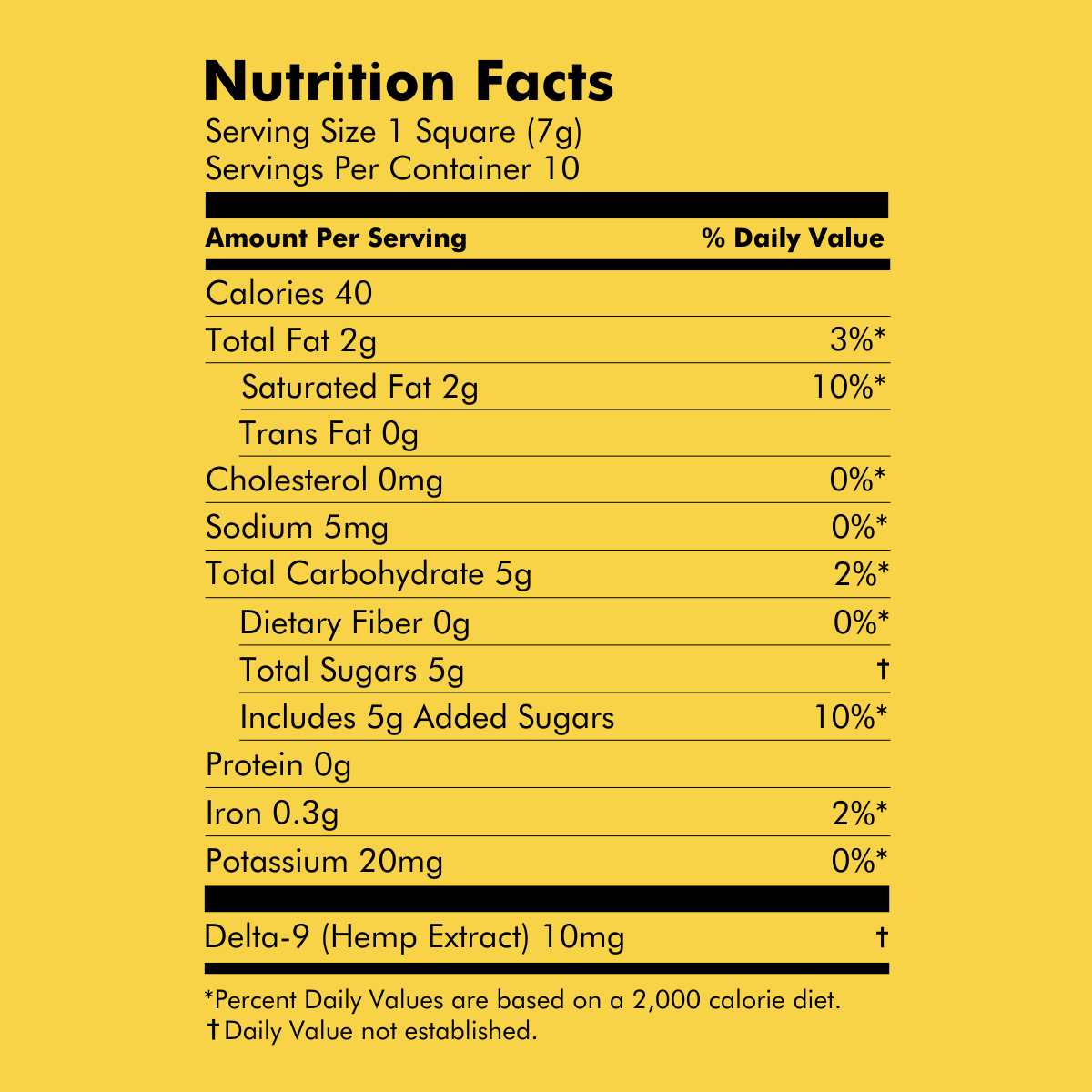 Cookie Crunch Chocolate Bar 100mg