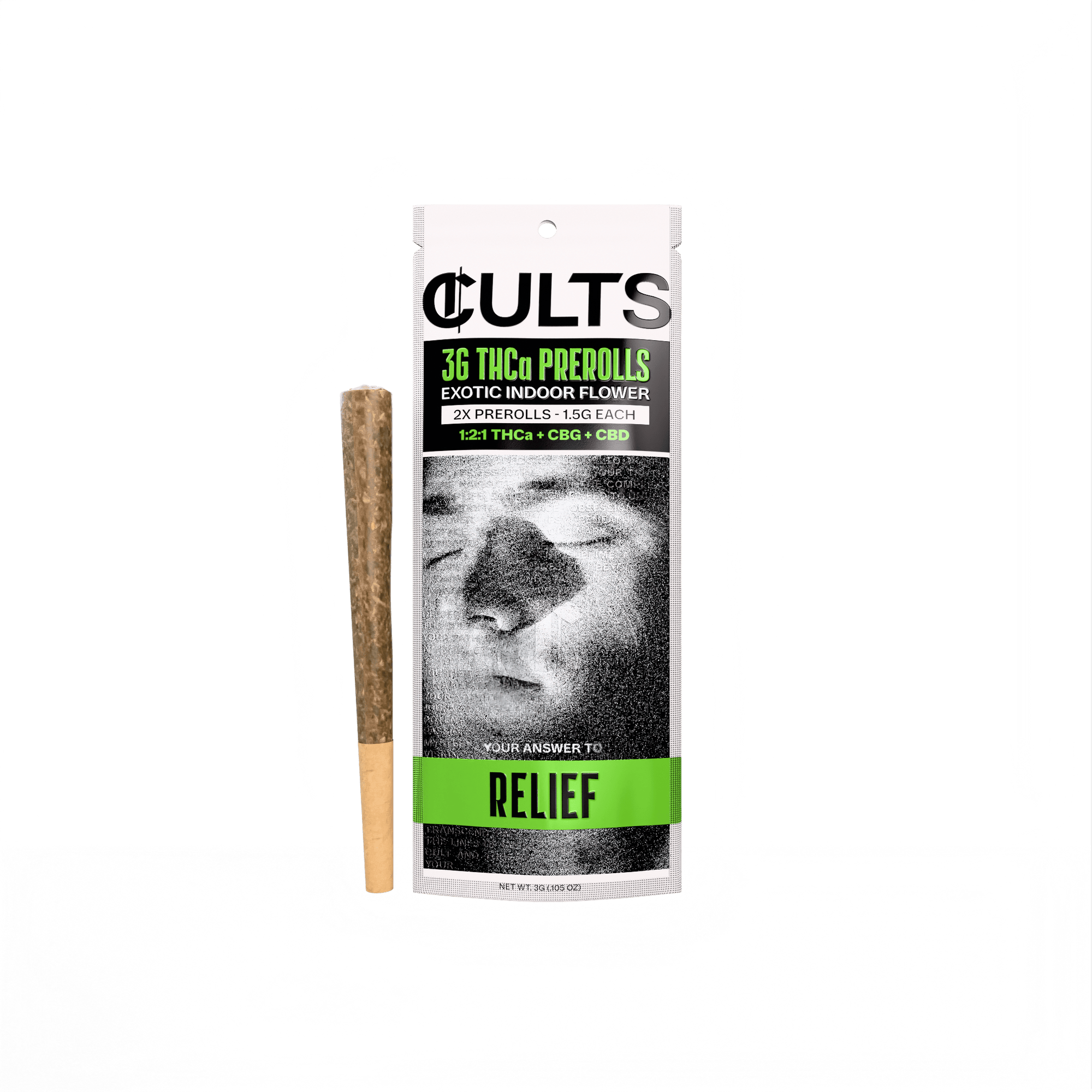 3G THCA Effects Pre-Rolls (2 Pack)