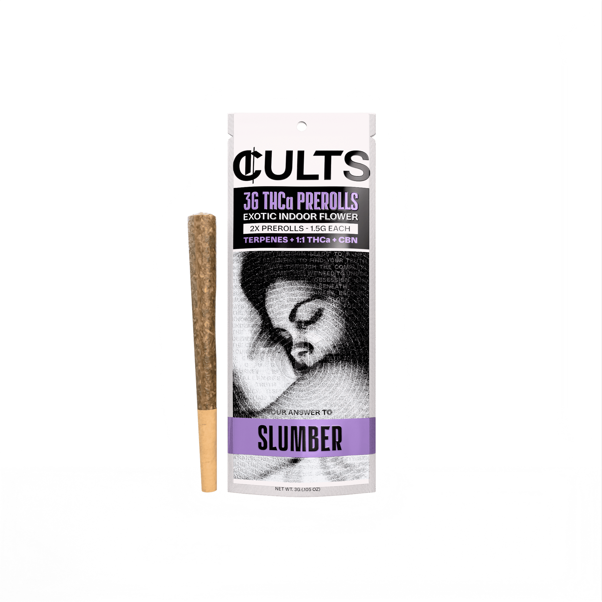 3G THCA Effects Pre-Rolls (2 Pack)