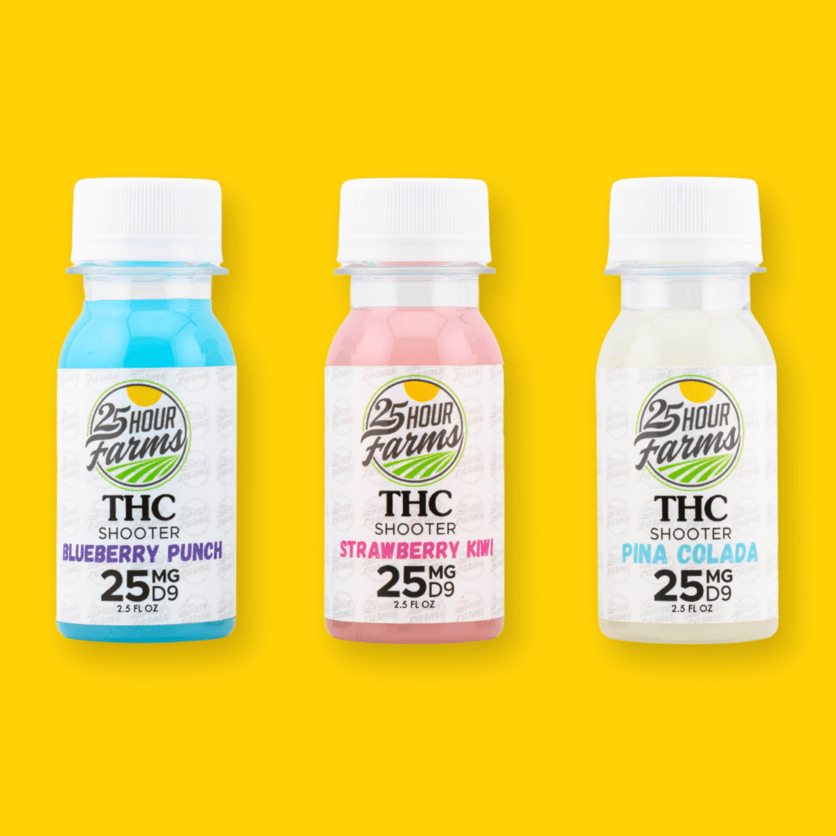 3 Pack Sampler of THC Shooters