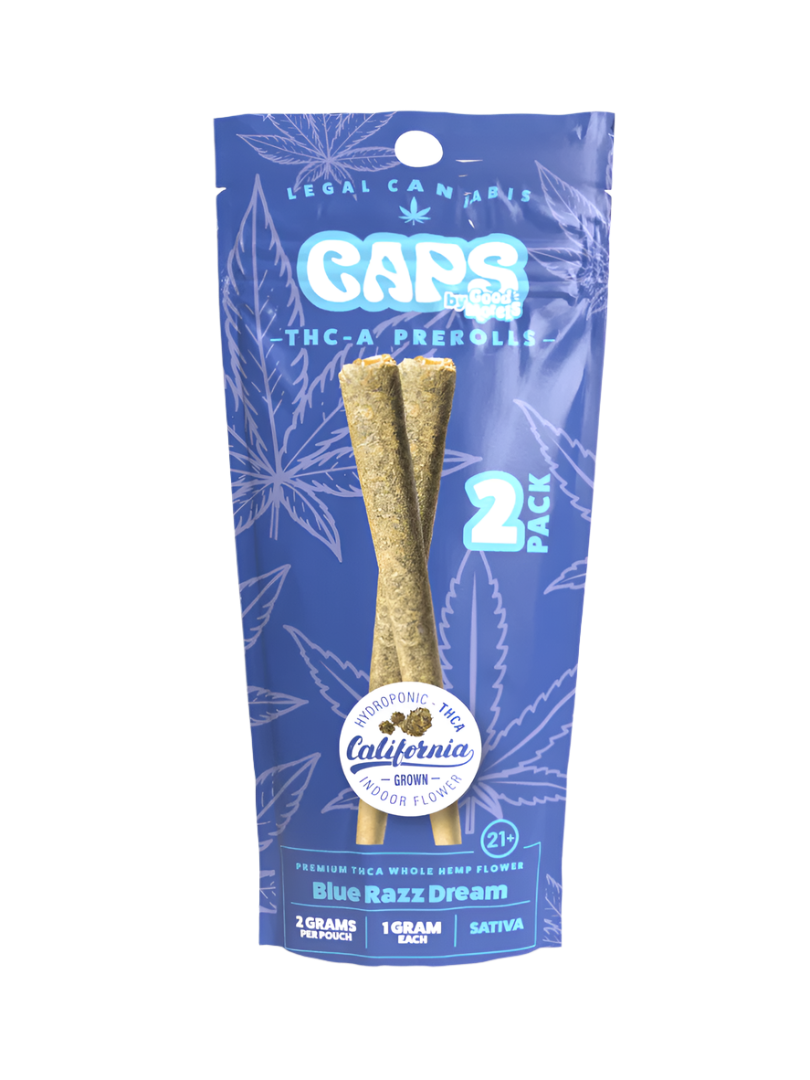 CAPS THCA 1G Pre-Rolls by Good Morels - 2pk