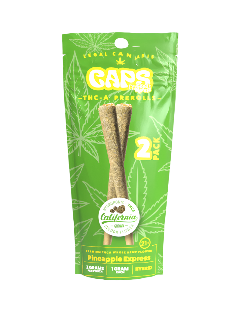 CAPS THCA 1G Pre-Rolls by Good Morels - 2pk