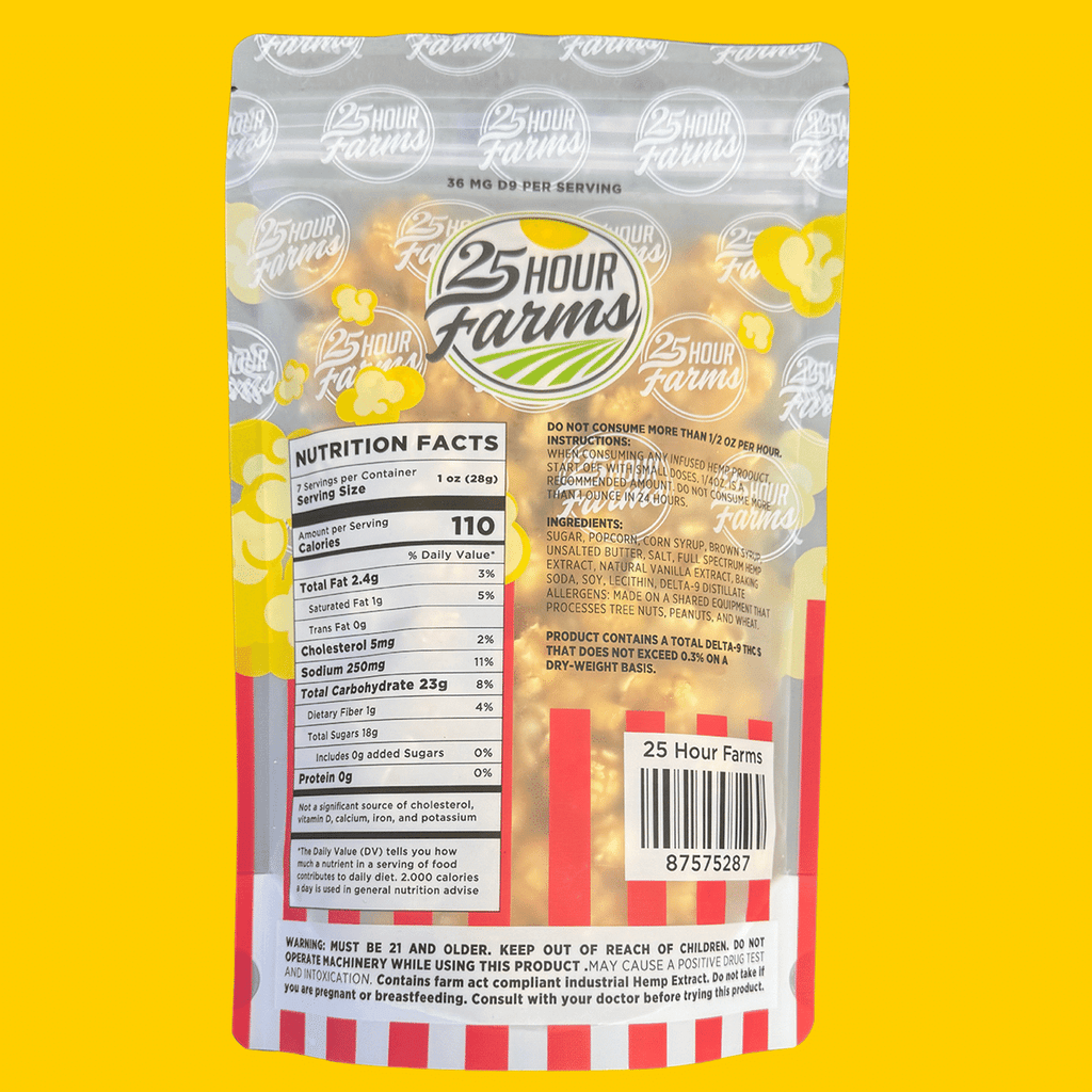 THC Popcorn Caramel 250mg