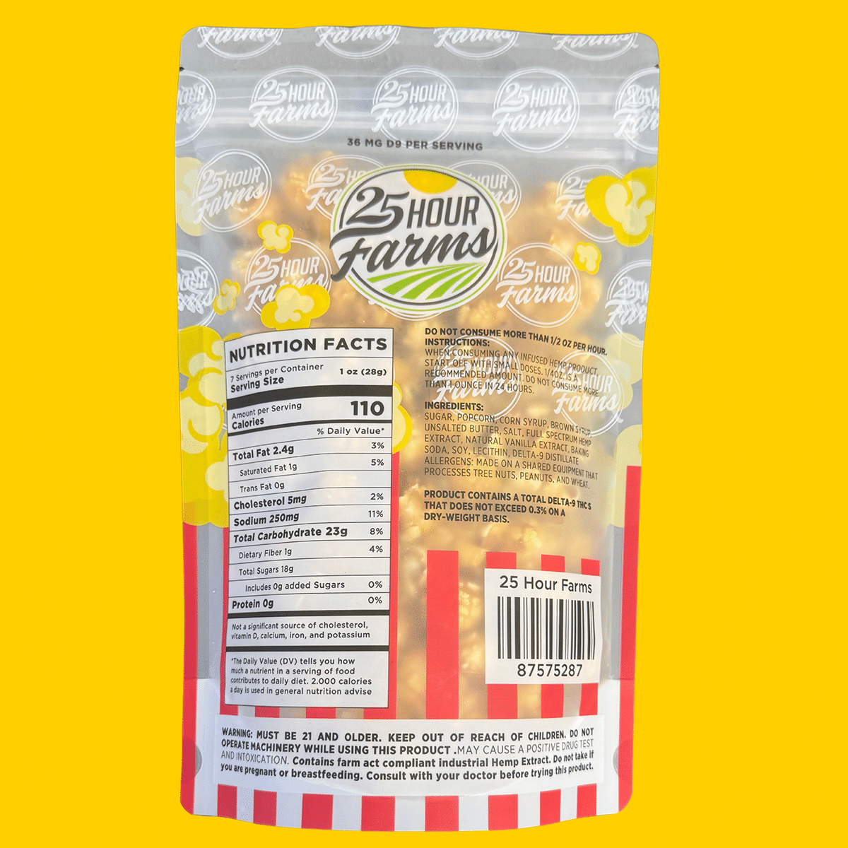 THC Popcorn Caramel 250mg