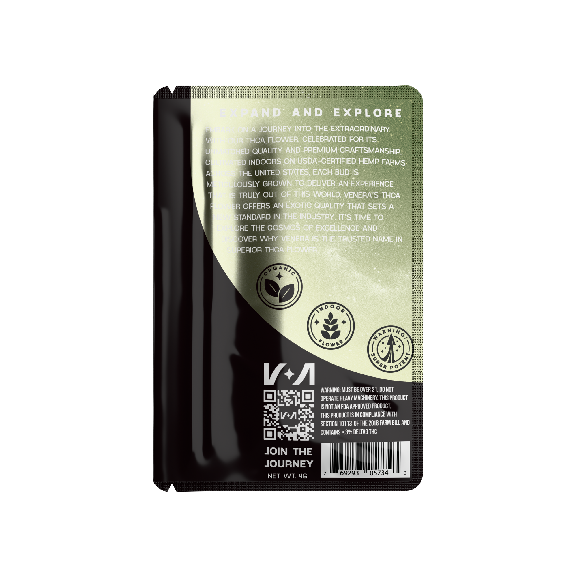 Sugar THCA Hemp Flower (Indica)