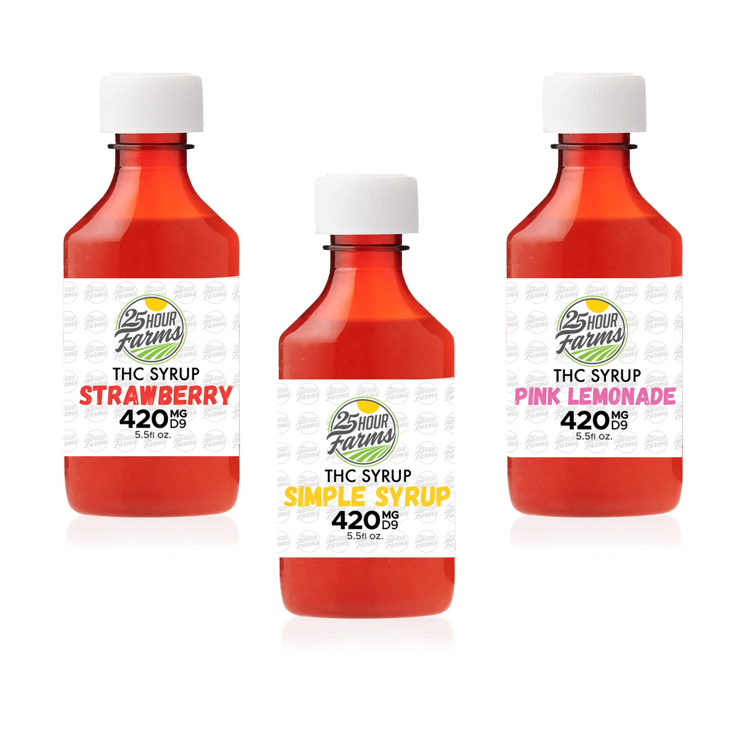 3 Pack of THC Syrups