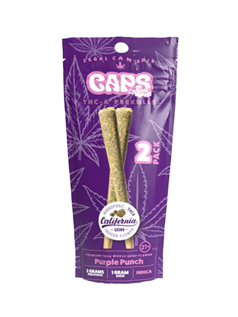 CAPS THCA 1G Pre-Rolls by Good Morels - 2pk