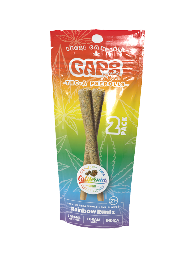 CAPS THCA 1G Pre-Rolls by Good Morels - 2pk