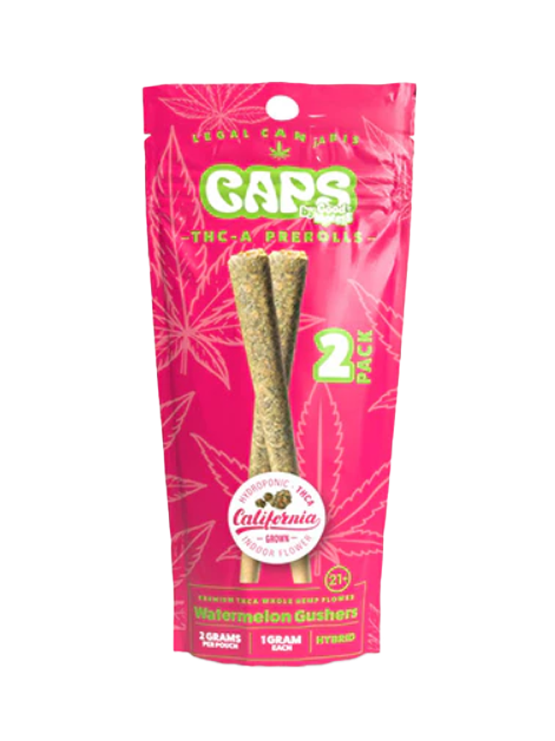 CAPS THCA 1G Pre-Rolls by Good Morels - 2pk