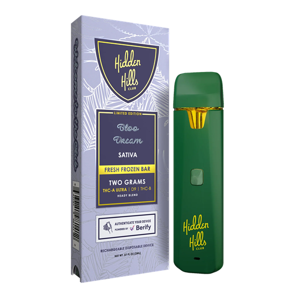 Hidden Hills Fresh Frozen Disposable 2G