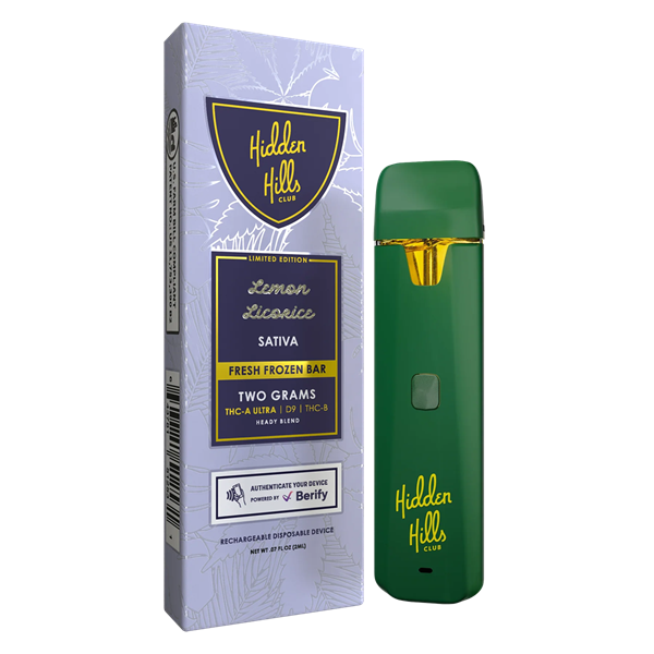 Hidden Hills Fresh Frozen Disposable 2G