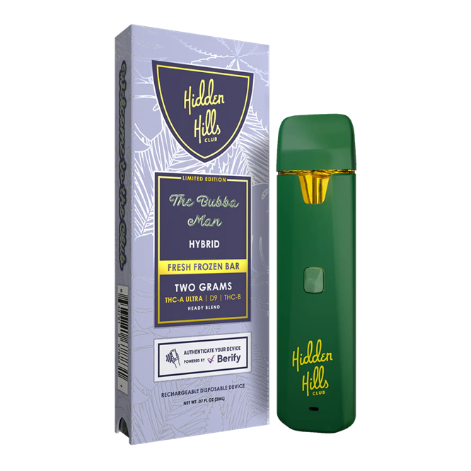 Hidden Hills Fresh Frozen Disposable 2G