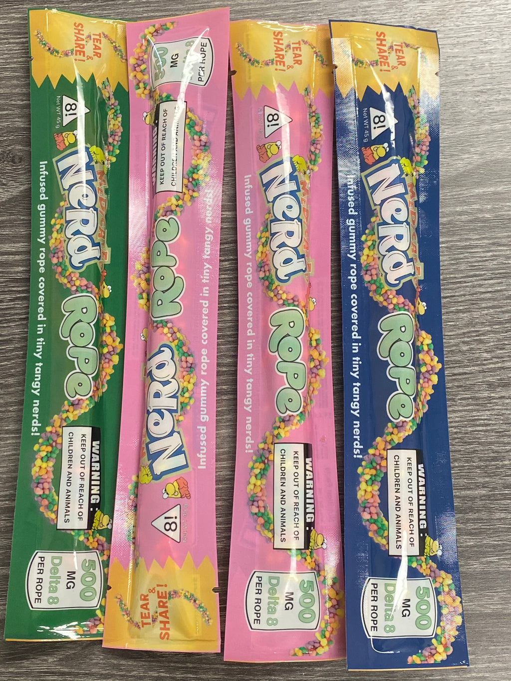 Nerds Ropes - 500MG Delta 8 Hemp Distillate