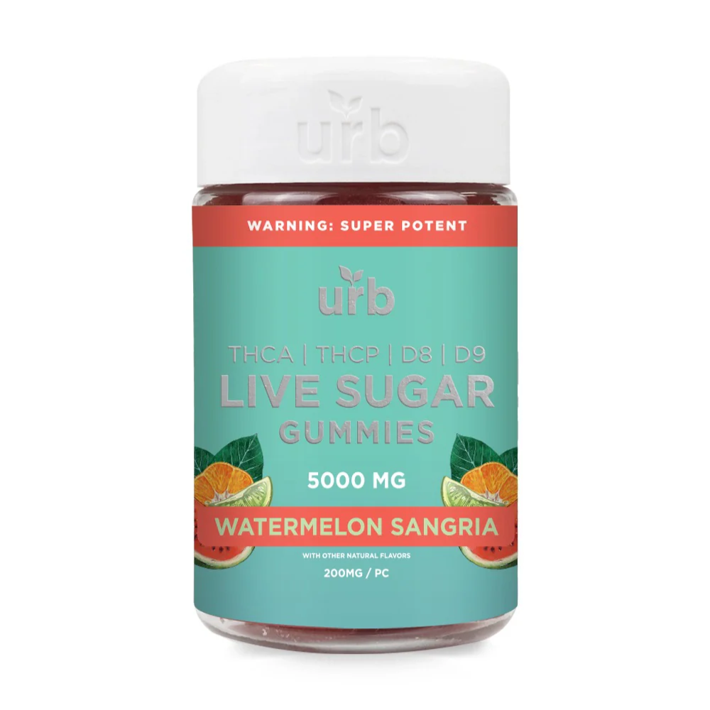 URB Live Sugar Gummies 5000mg
